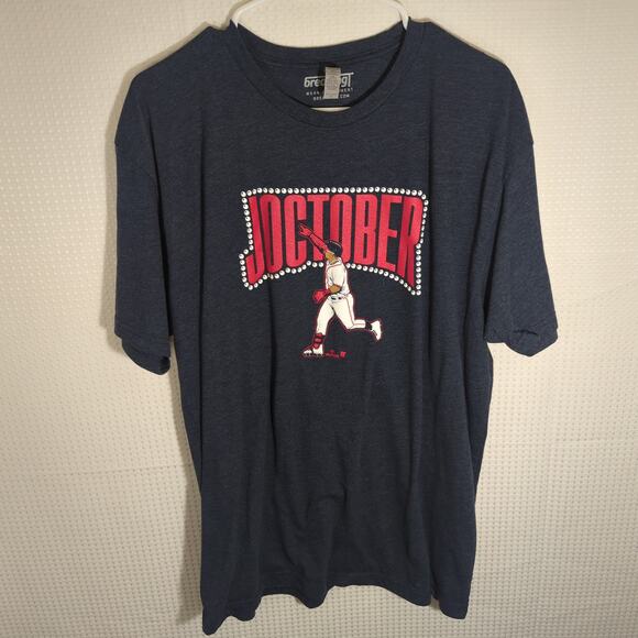 BreakingT Other - BreakingT Joctober T-Shirt XL Navy Joc Pederson MLB Baseball Postseason Graphic